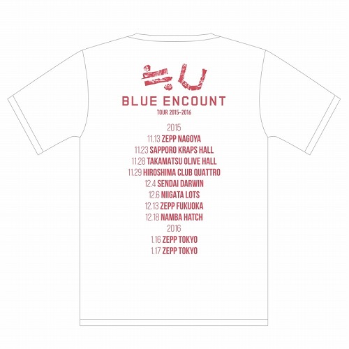 TOUR 2015-2016 「≒U」 TOUR Tシャツ